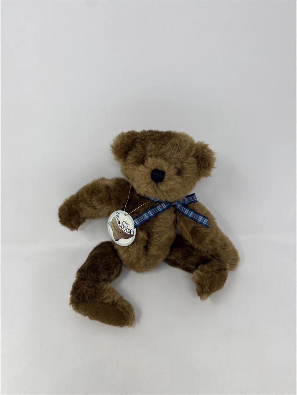 Shoebutton Bear Brown Plush Stuffed Animal